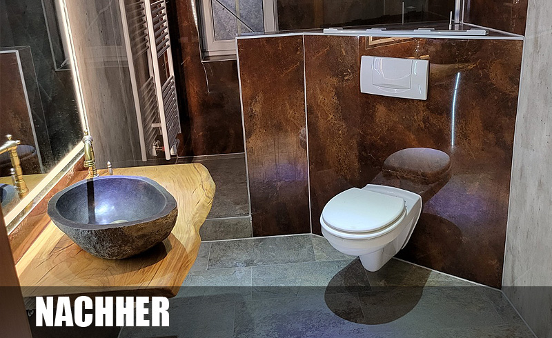 Badezimmer nach Renovierung